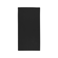 Althea спортивное полотенце 50х100 см - сплошной черный