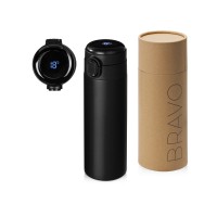 Вакуумная термокружка Waterline с медной изоляцией «Bravo», 400 мл, тубус, черный (Р)