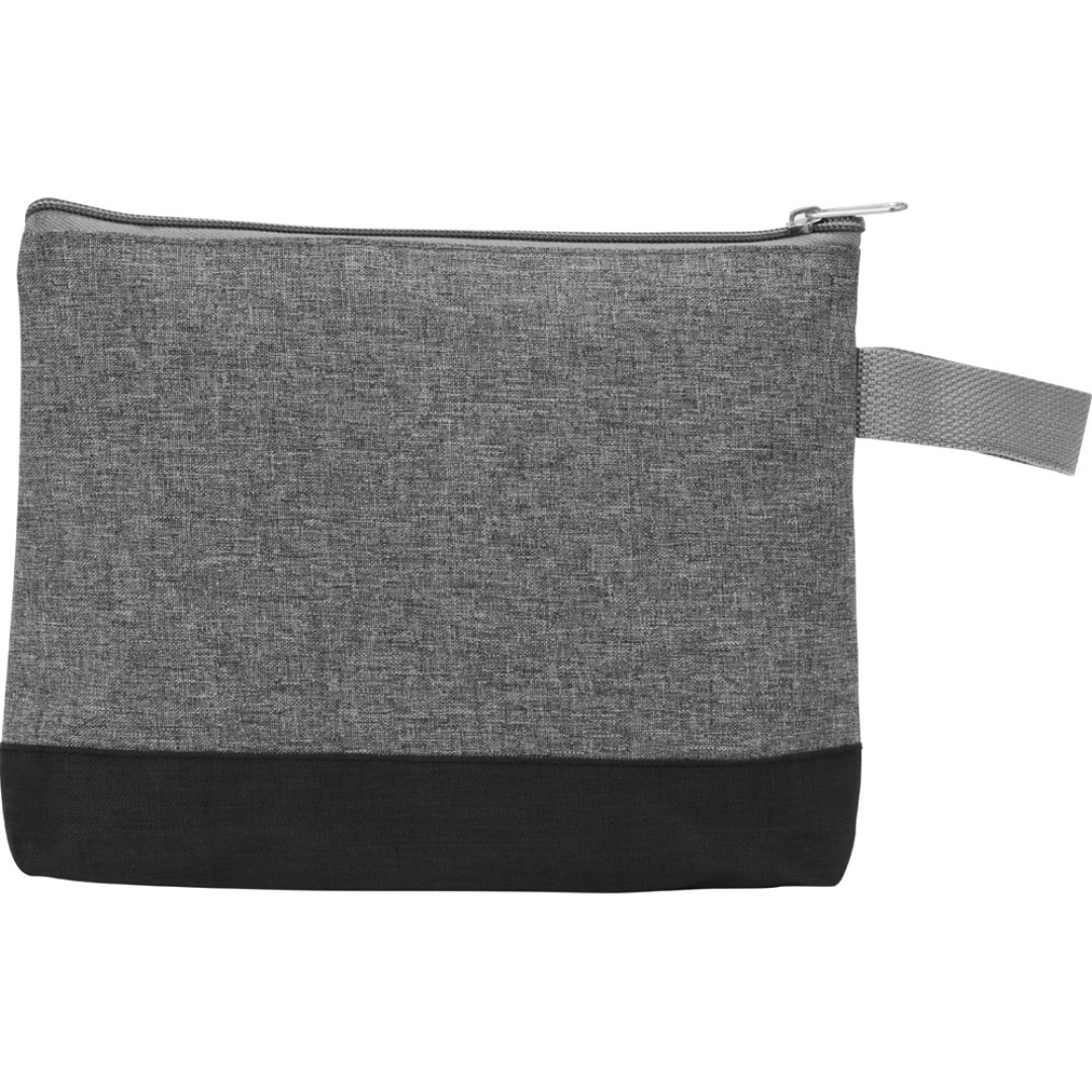 Косметичка двухцветная Trivium, серый/черный