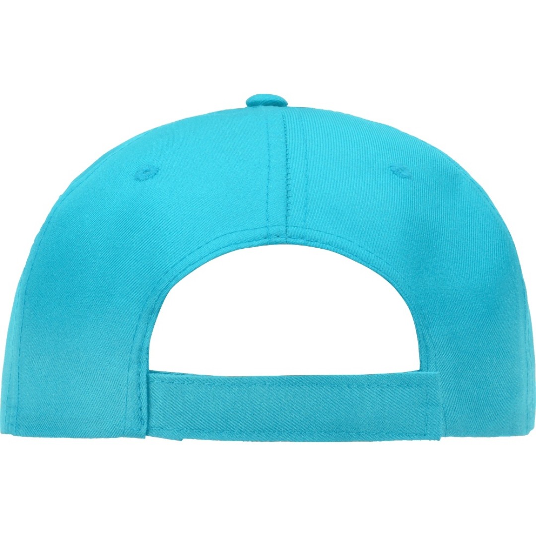 Бейсболка "Poly" 5-ти панельная 120 гр, лазурный