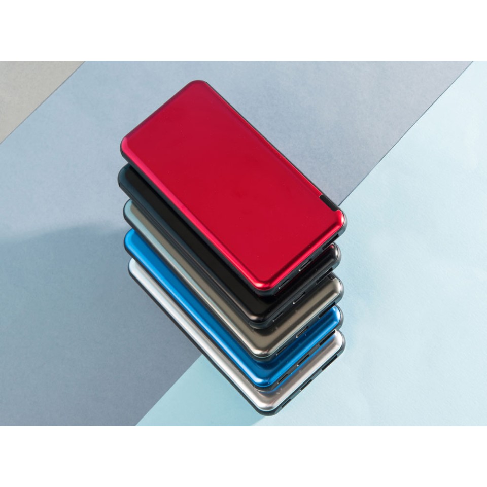 Внешний аккумулятор «Forge» v.2, металл, 10000mah, серый
