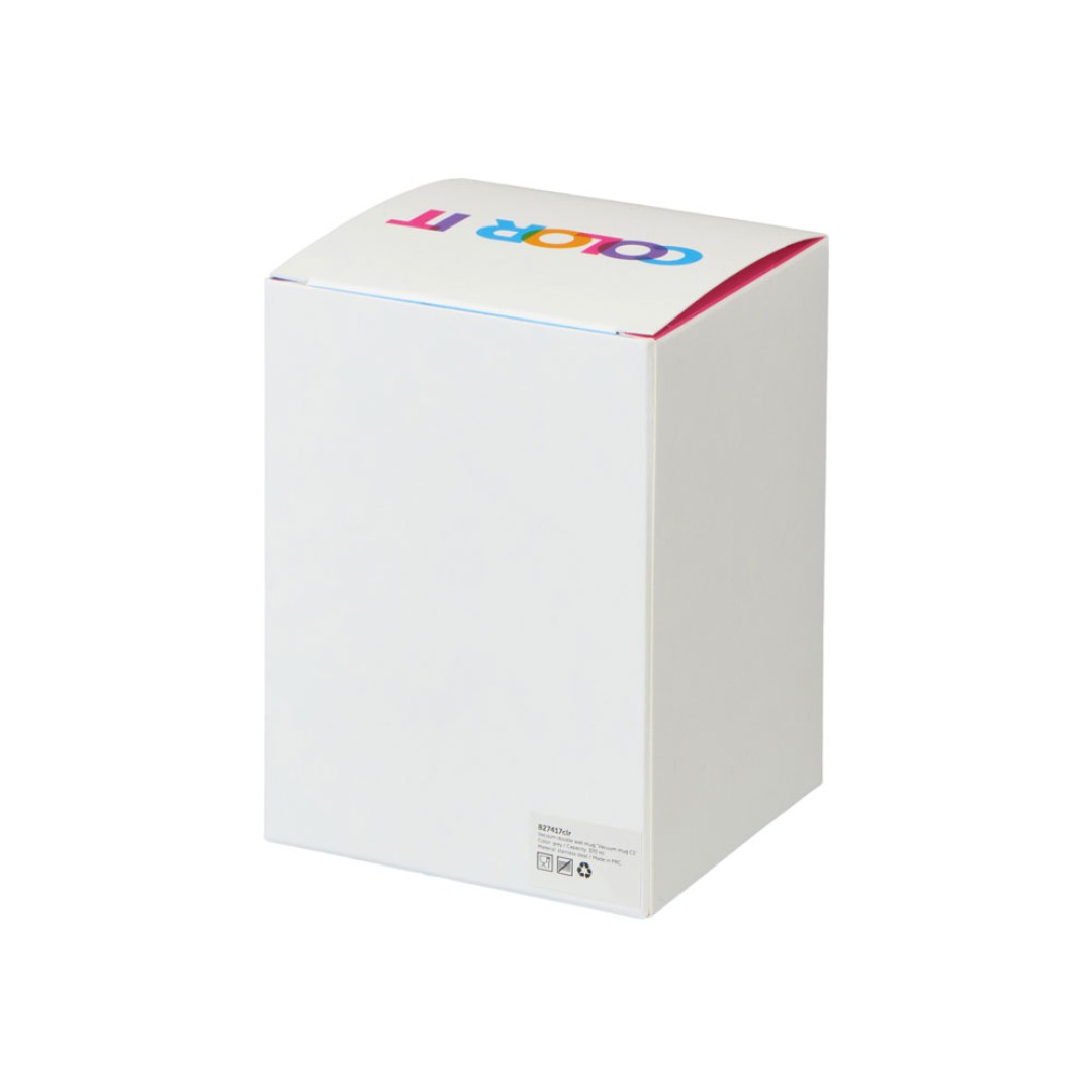 Термокружка "Vacuum mug C1", soft touch, 370мл, серый