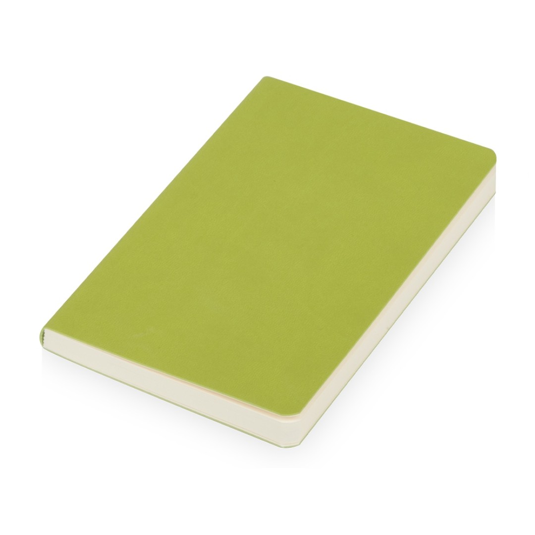 Блокнот "Softy 2.0", гибкая обложка A6, 80 листов, зеленое яблоко