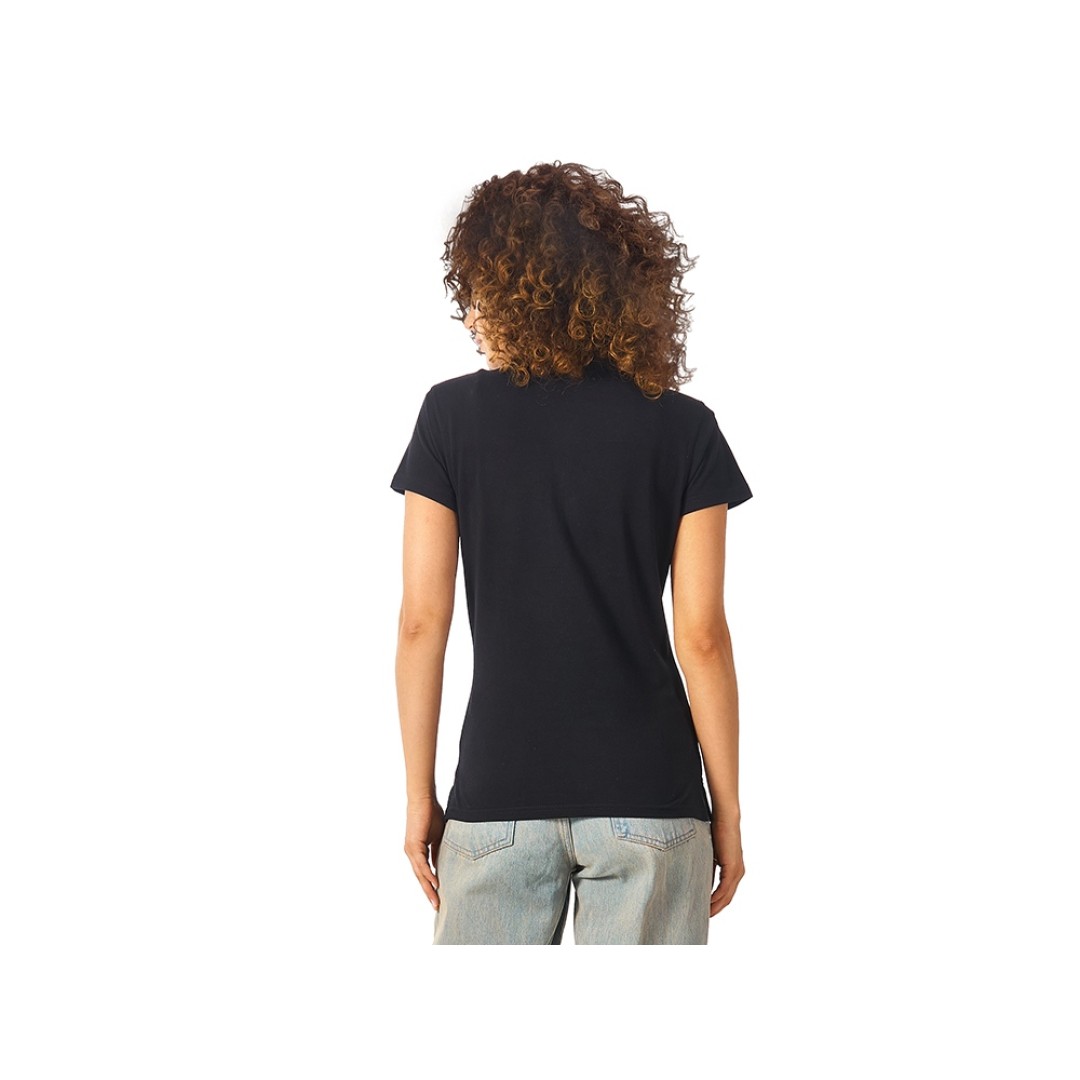 Рубашка поло "First" женская, черный