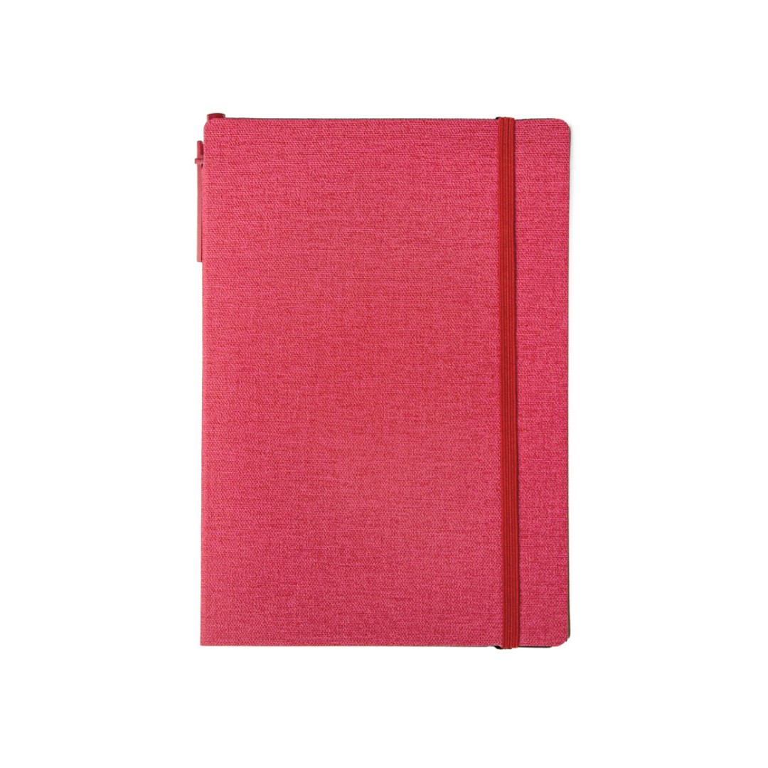 Блокнот с ручкой и набором стикеров А5 "Write and stick", красный