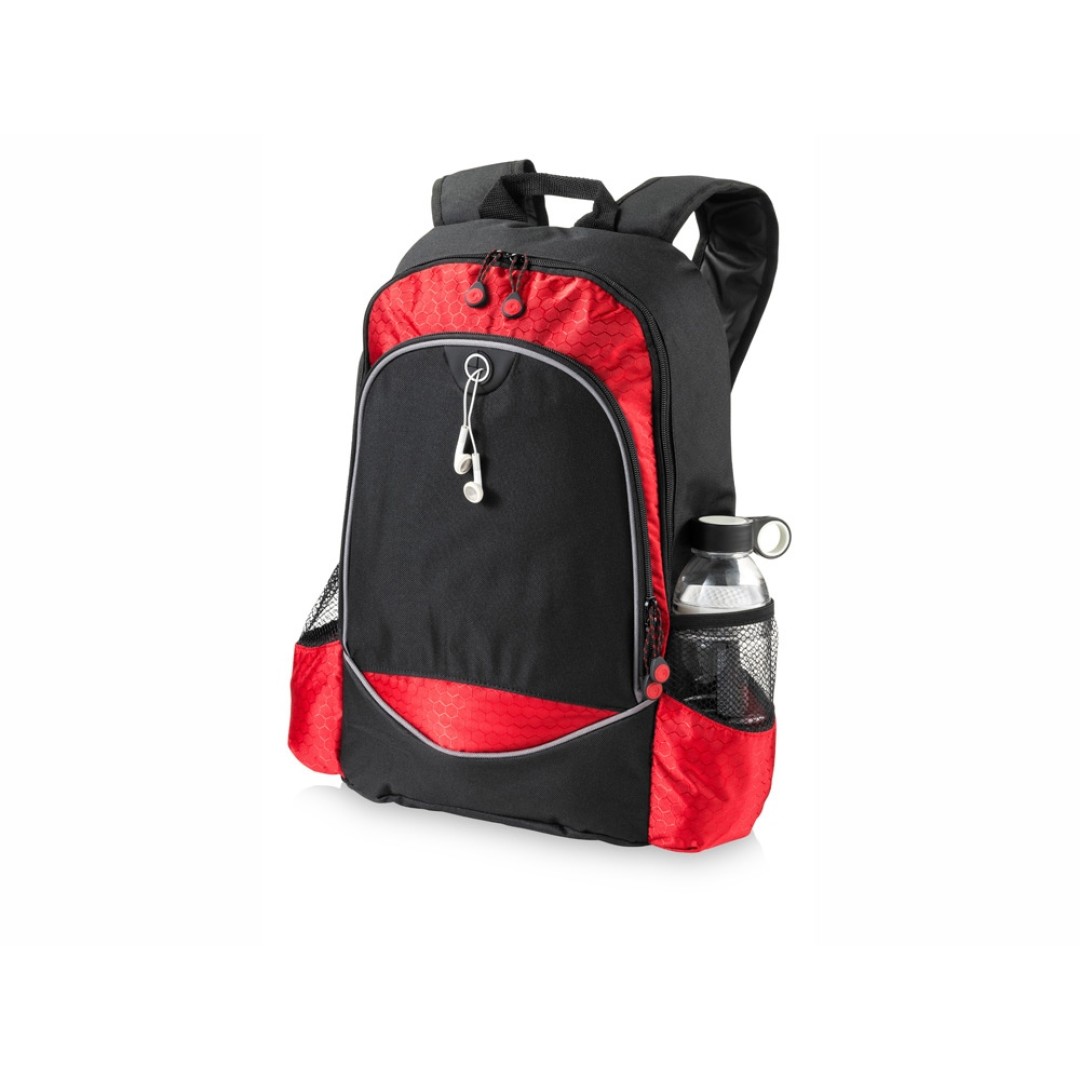 Рюкзак "Benton" для ноутбука 15", черный/красный