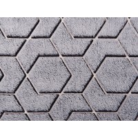 Светящийся в темноте плед Lattice черный