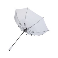 Зонт трость 23" Niel из переработанного ПЭТ-пластика, полуавтомат - Белый
