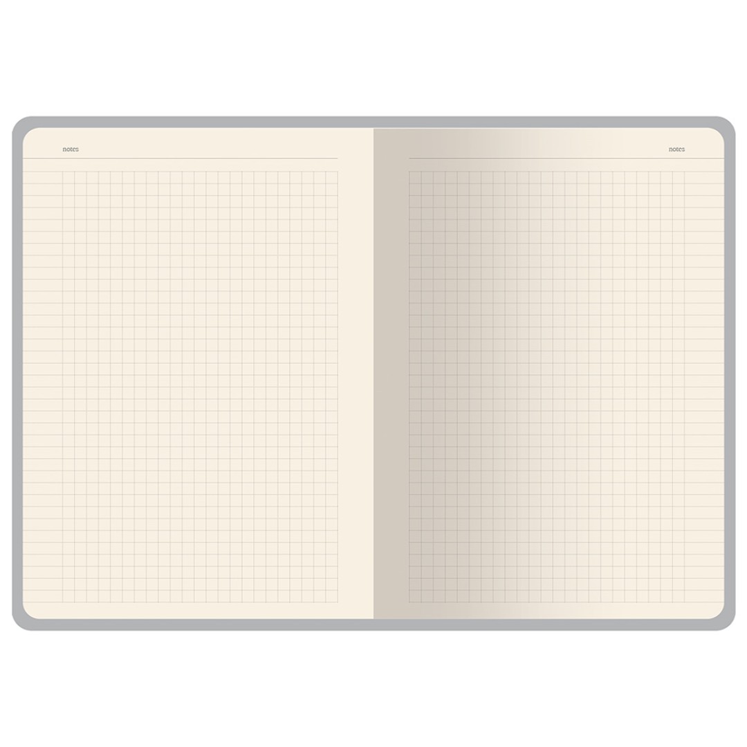 Бизнес-тетрадь А5 "Pragmatic Contrast", 40 листов в клетку, черный с голубым срезом