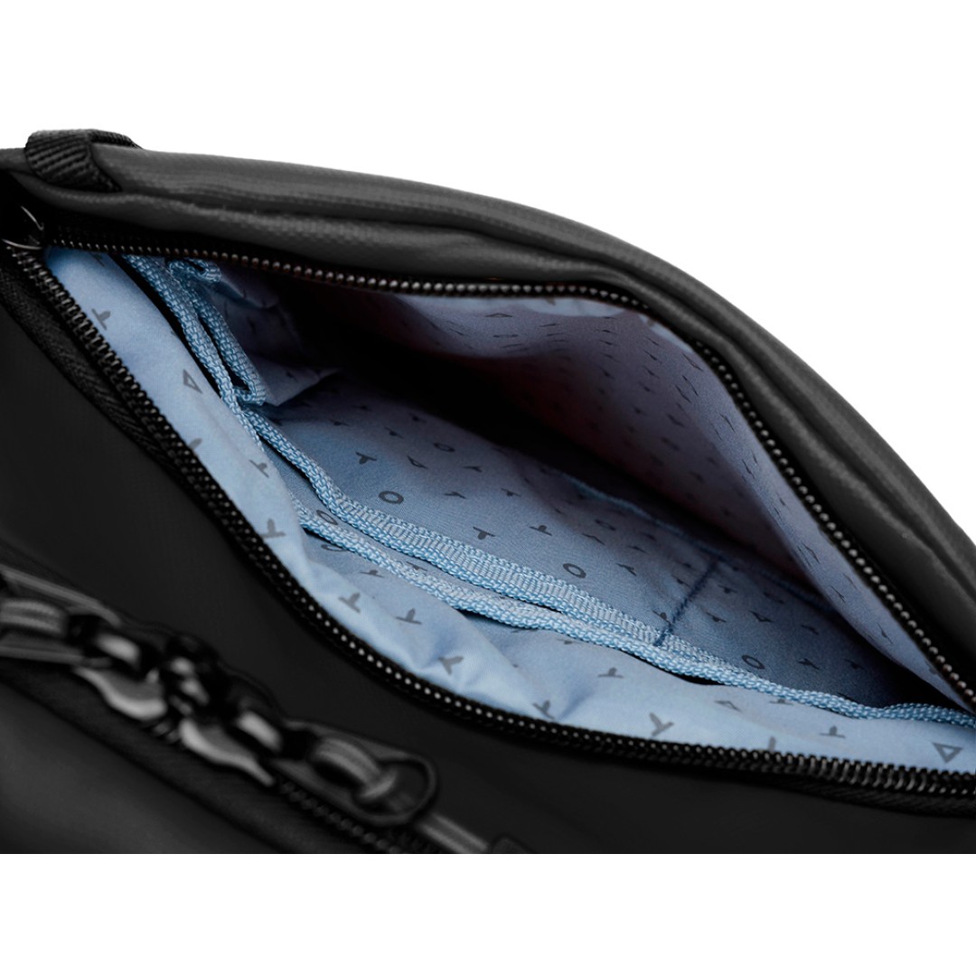 Рюкзак TORBER Mobi, черный, полиэстер 900D с PU покрытием, 45 х 32 х 20 см