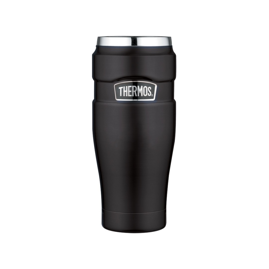 Кружка-термос из нерж. стали тм THERMOS SK1005BK (Matte Black) 0.47L, черный