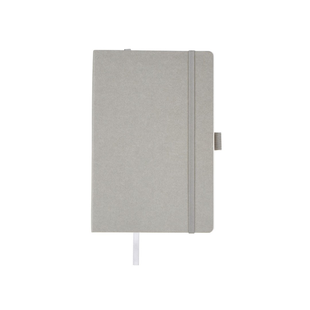 Блокнот из моющегося крафта и каменной бумаги А5 "Fleekstone", гибкая обложка, серый