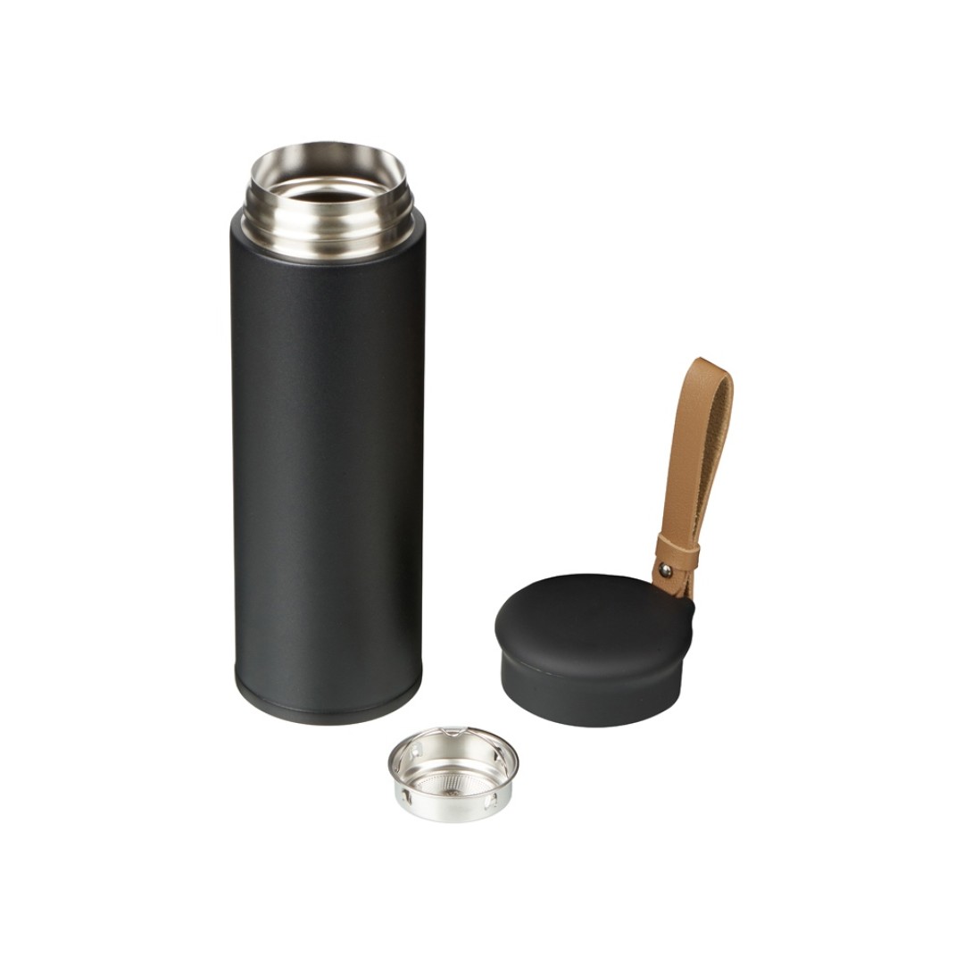 Вакуумный термос «Engage», 450 мл, тубус, черный