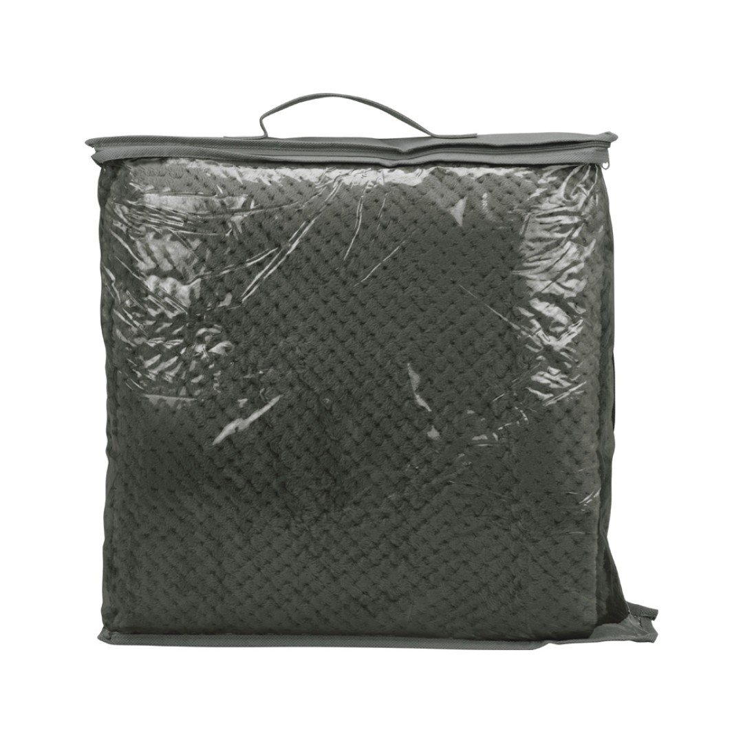 Плед «Фолд», темно-серый