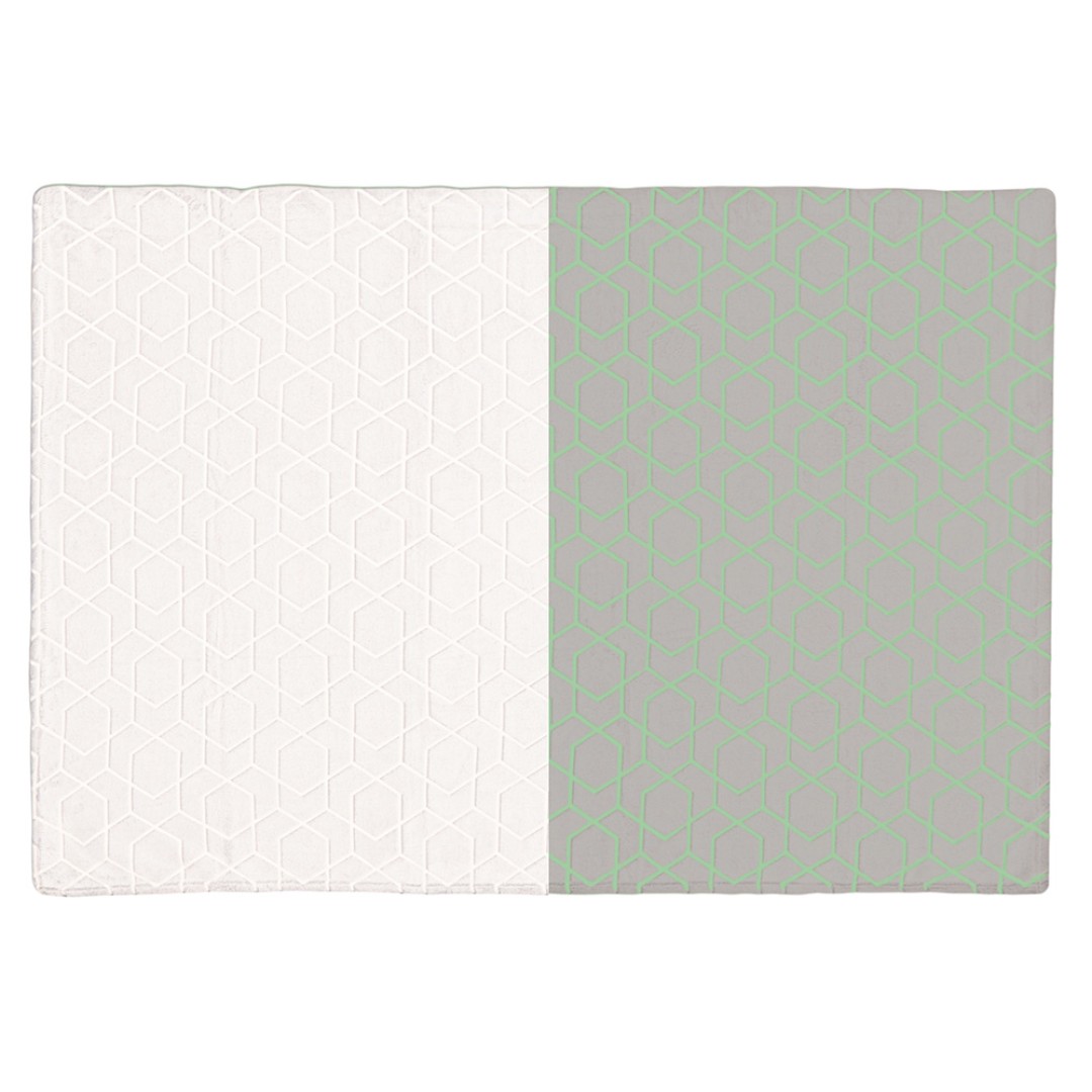 Светящийся в темноте плед Lattice белый