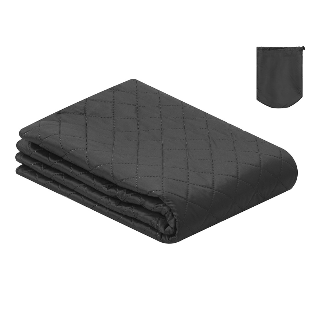 Пончо Cappy с капюшоном на липучке в мешке, черный