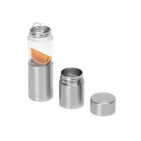 Бутылка для воды FLAVOUR U SEE, 460 мл, серебристый