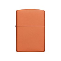 Зажигалка ZIPPO Classic с покрытием Orange Matte, латунь/сталь, оранжевая, матовая, 38x13x57 мм