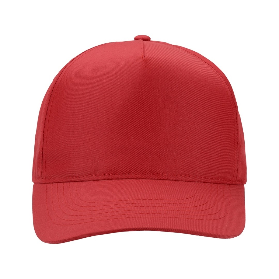 Бейсболка "Mix" 5-ти панельная 180 гр, красный