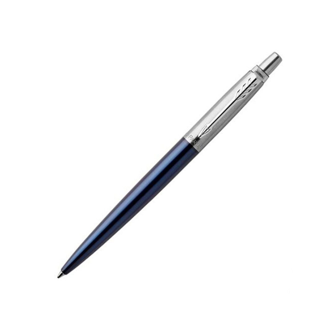 Шариковая ручка Parker Jotter Essential, Royal Blue CT, стержень: M, цвет чернил : blue или black