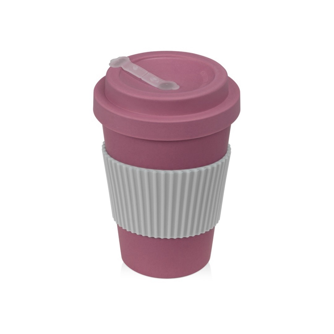 Термокружка "Muffin" из натуральных волокон, пыльно-розовый