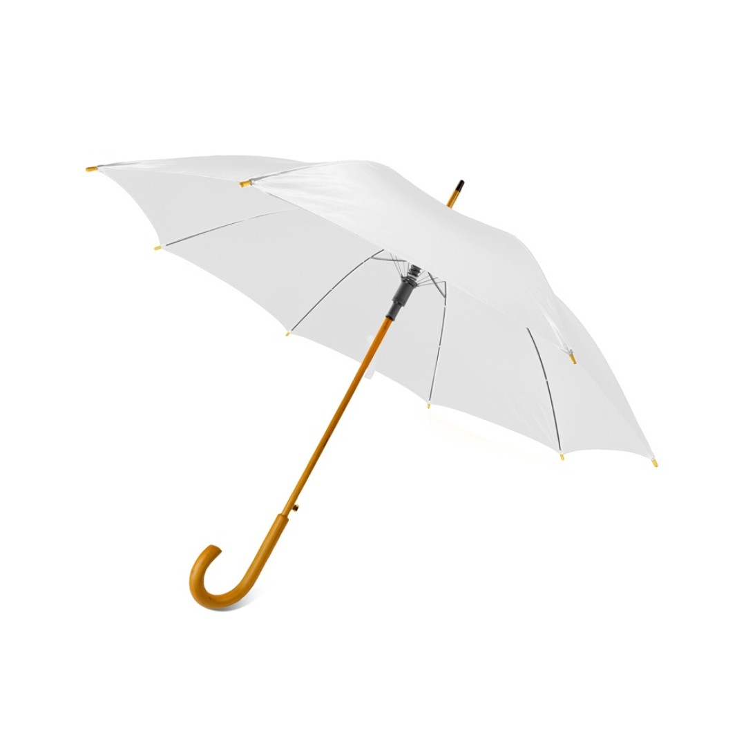 Зонт-трость "Радуга", белый