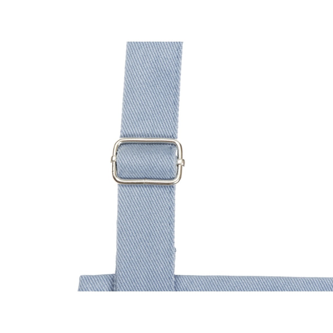 Хлопковый фартук Delight с карманом и регулируемыми завязками, антрацит