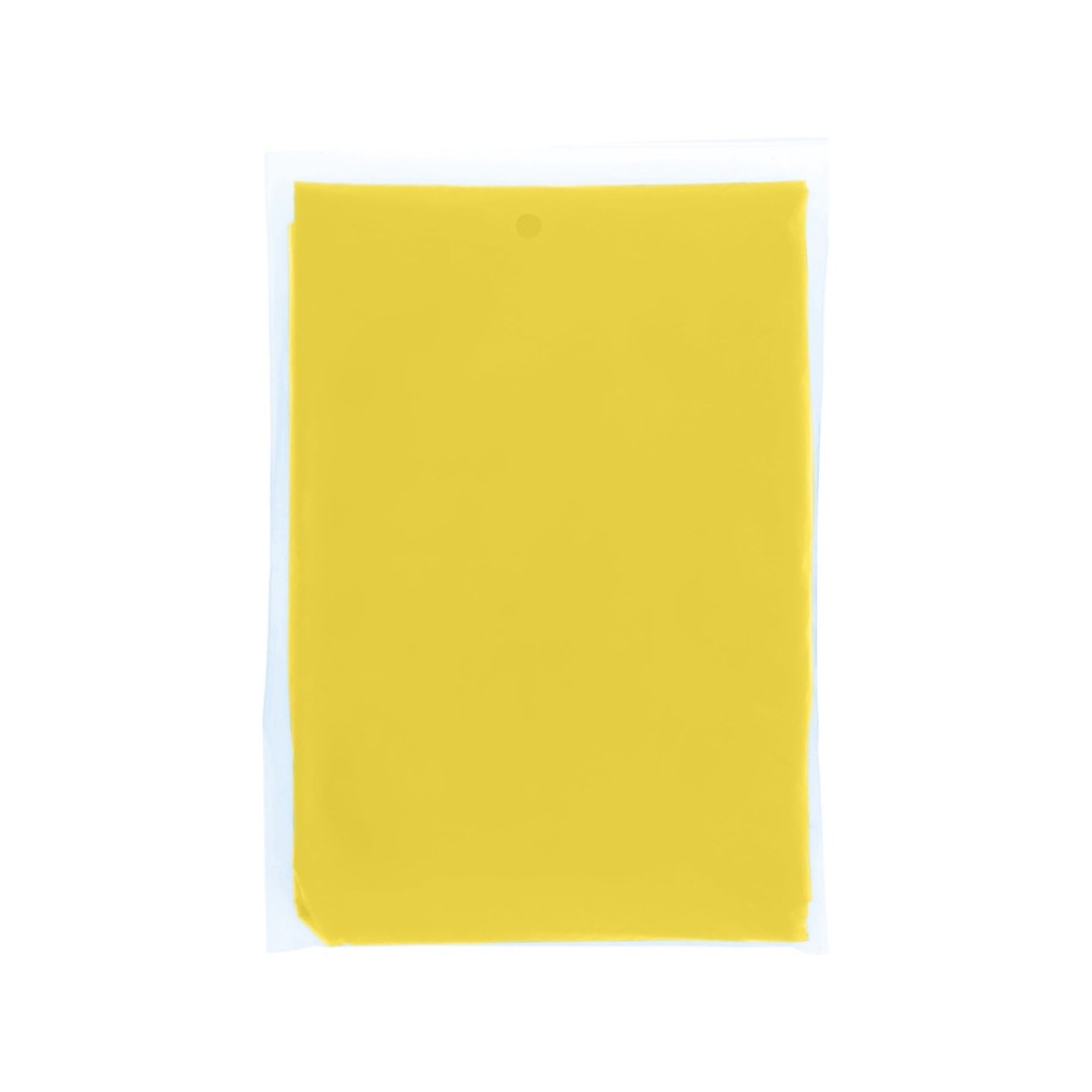 Одноразовый дождевик Mayan с чехлом для хранения из материалов, переработанных по стандарту GRS - Желтый