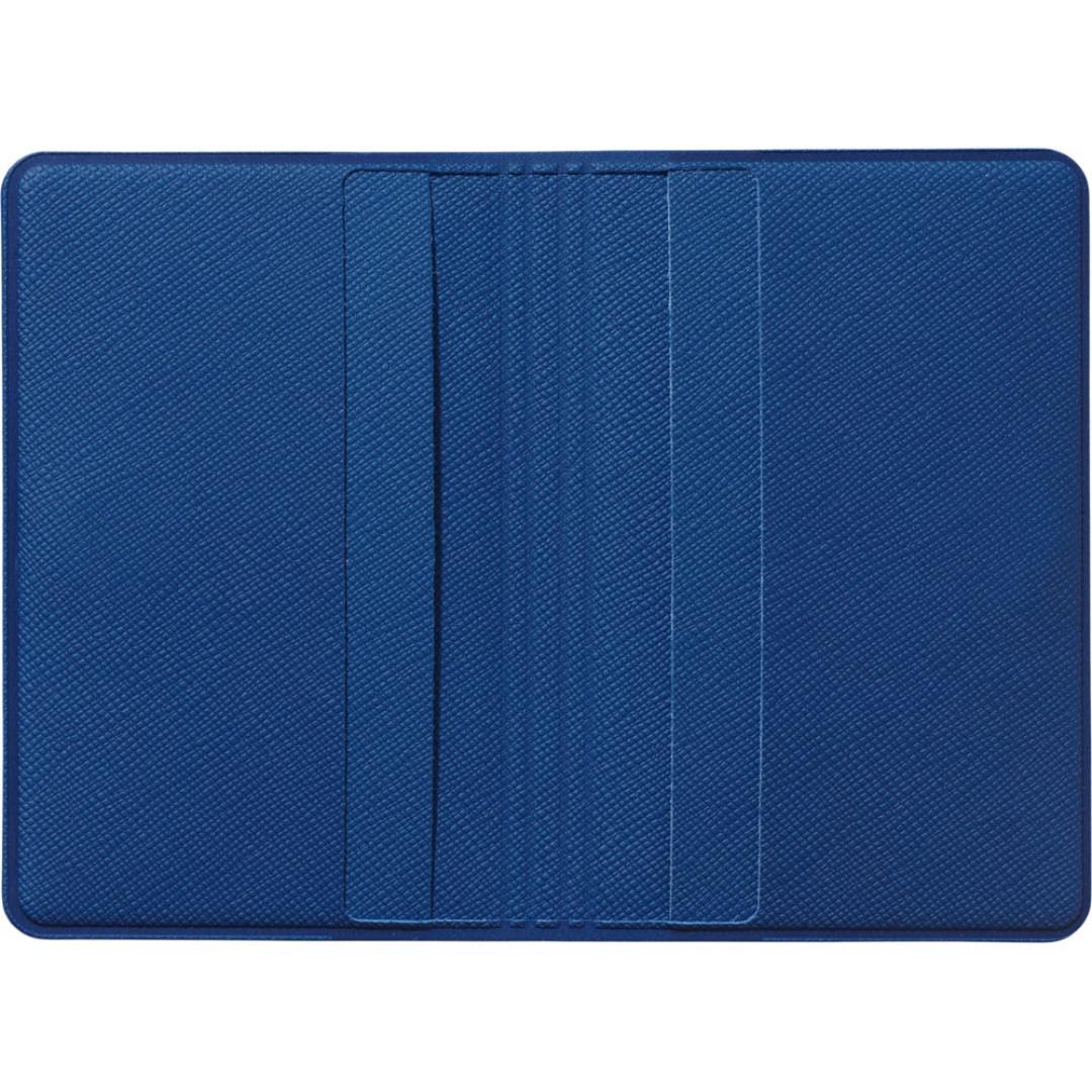 Футляр-книжка на 4-е карты с RFID "Favor", синий