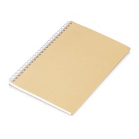 Блокнот на мягкой спирали А5 "Sahara", 60 листов 70 гр/м2, натуральный