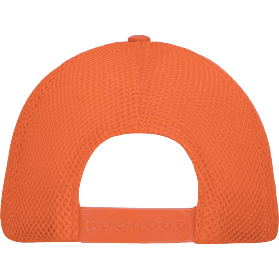 Бейсболка с сеткой Newport, оранжевый/белый
