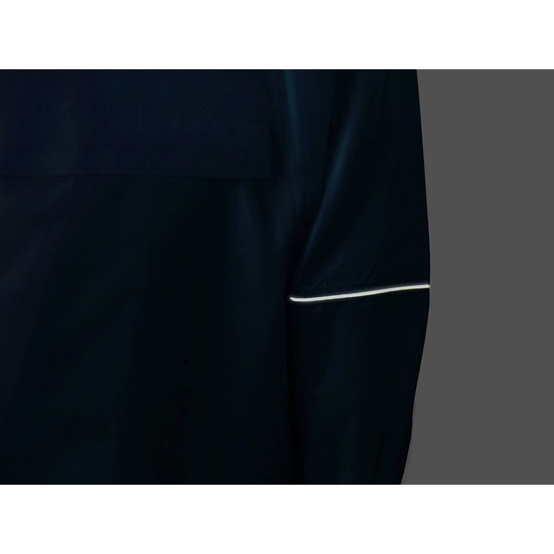 Дождевик - пончо "Galaxy" со светоотражающими элементами, классический синий