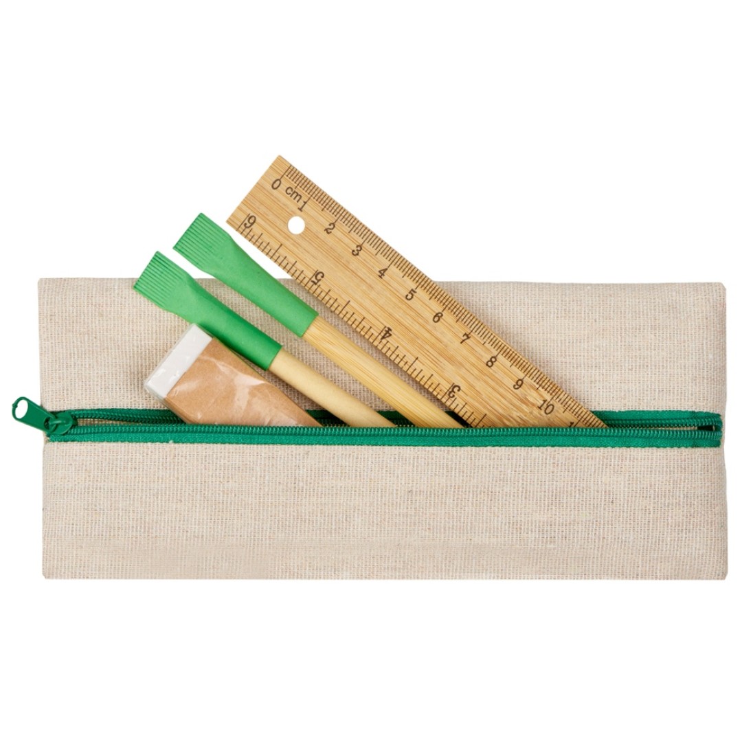 Канцелярский набор "Bilbao", зеленый