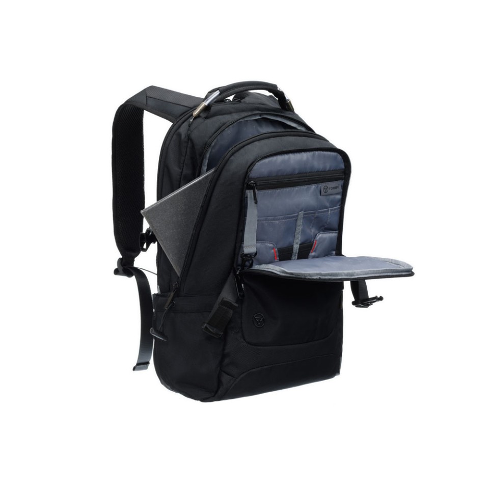 Рюкзак TORBER DRIVE с отделением для ноутбука 15.6", чёрный, нейлон, 32 х 14 х 52 см, 24л