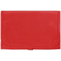 Несессер для путешествий со съемной косметичкой "Flat", красный