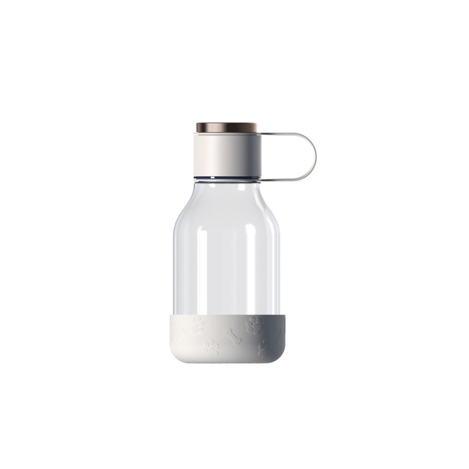 Бутылка для воды 2-в-1 «Dog Bowl Bottle» со съемной миской для питомцев, 1500 мл, белый