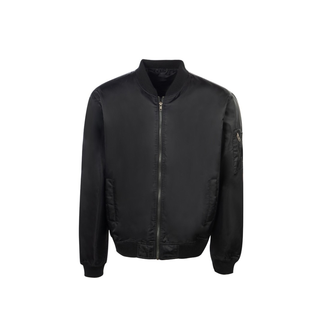 Куртка бомбер «Antwerpen» унисекс, черный