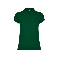 Рубашка поло "Star" женская, бутылочный зеленый