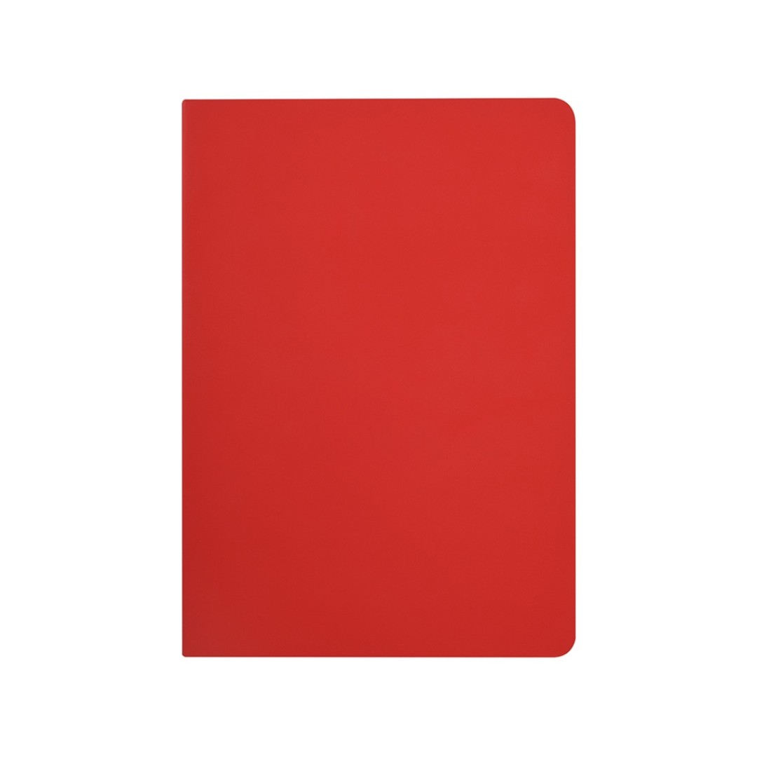 Бизнес-тетрадь А5 "Pragmatic Contrast", 40 листов в клетку, красный с темно-серым срезом