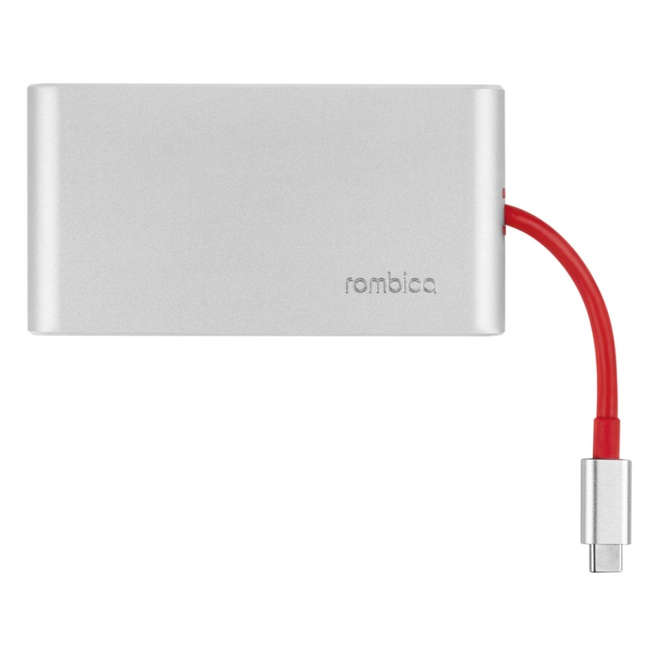 Хаб USB Rombica Type-C Hermes Red