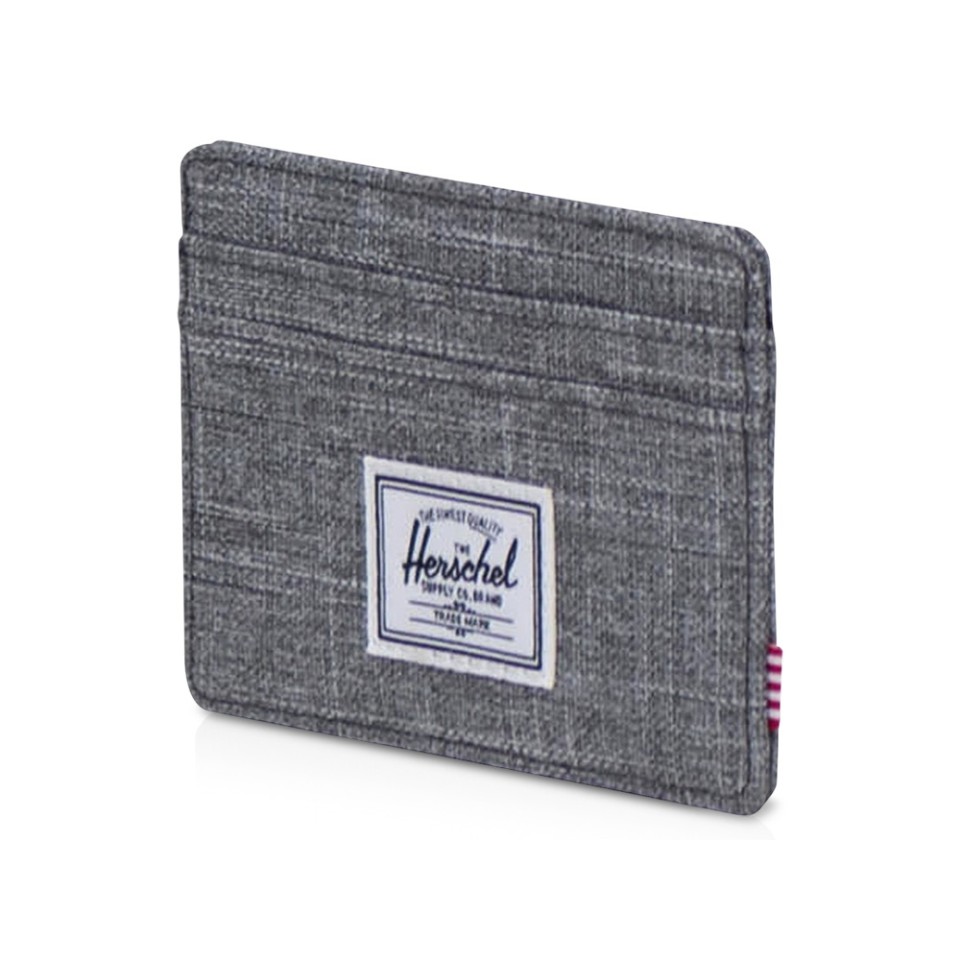 Herschel Charlie держатель для карт с RFID-защитой из переработанного материала - Серый яркий