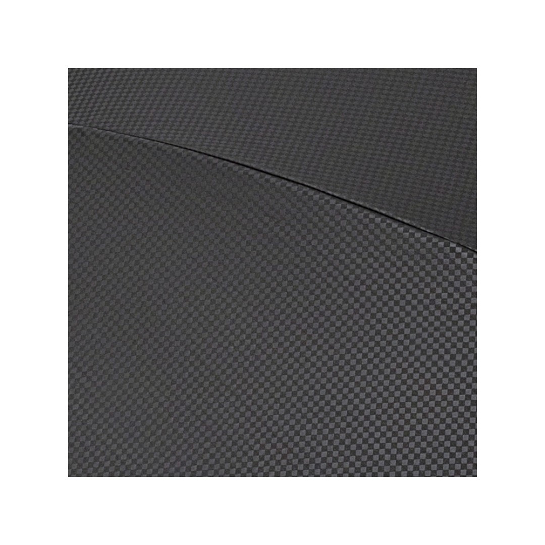 Зонт-трость 7915 Carbon» с куполом из переработанного пластика, полуавтомат, черный