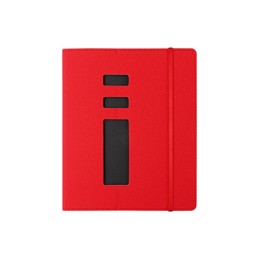 Ежедневник недатированный А5  "La Manche", красный