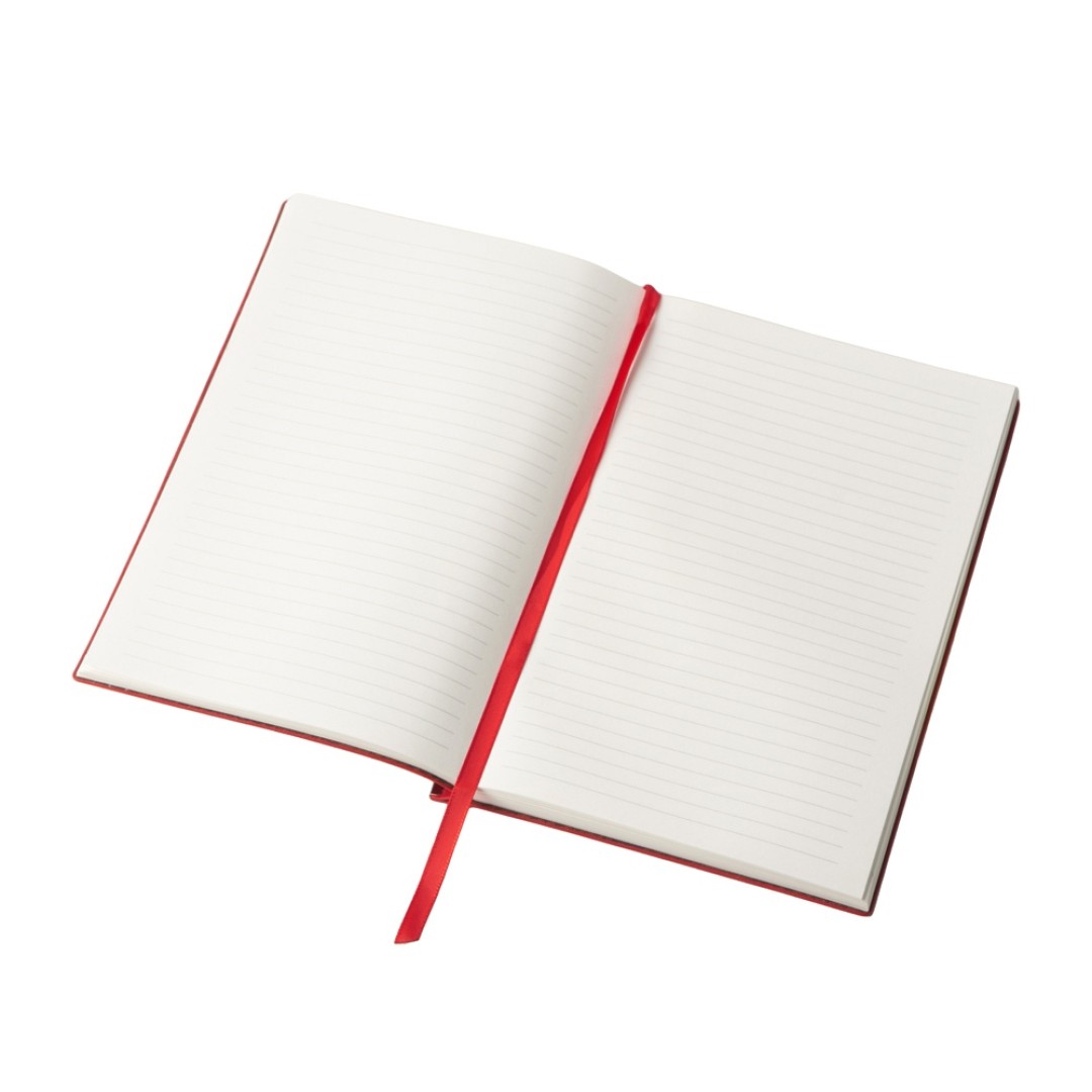 Блокнот А5 "Scribe", гибкая обложка, 96 листов 80 гр/м2, красный