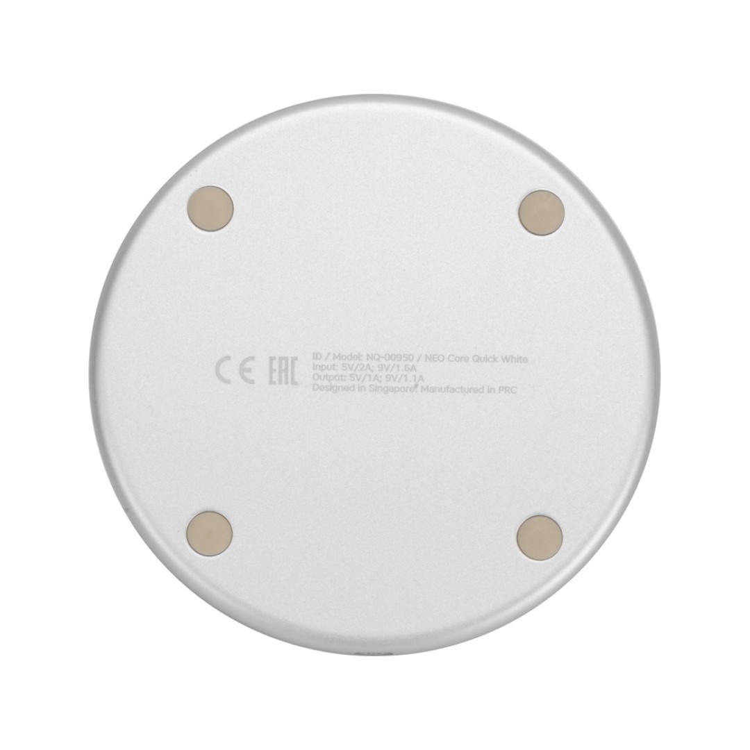 Беспроводное зарядное устройство Rombica  «NEO Core Quick» c быстрой зарядкой, белый