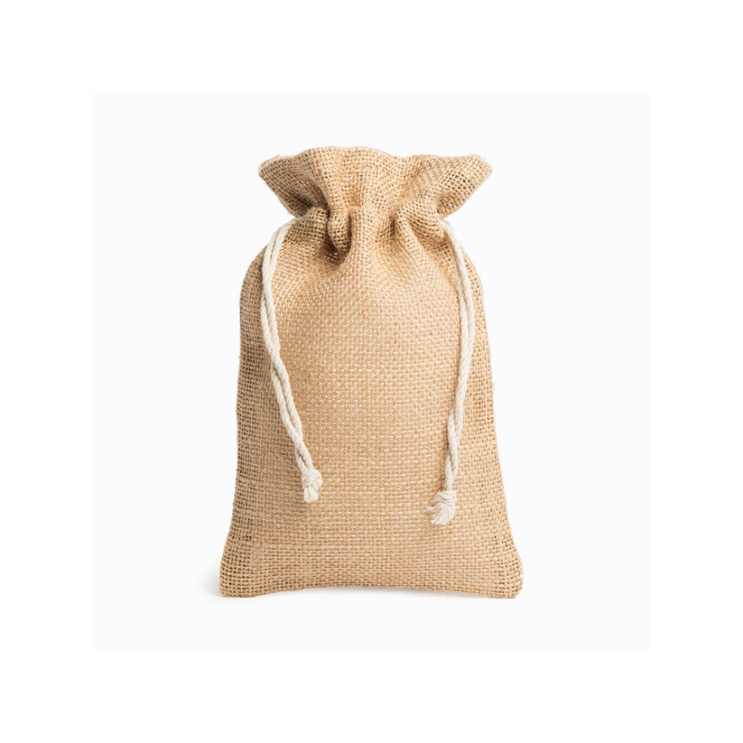 Мешочек PARMA из натурального джута, бежевый
