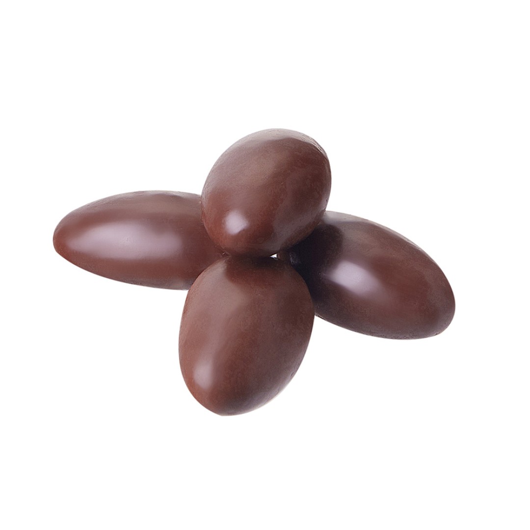 Миндаль в молочной шоколадной глазури, 140 гр