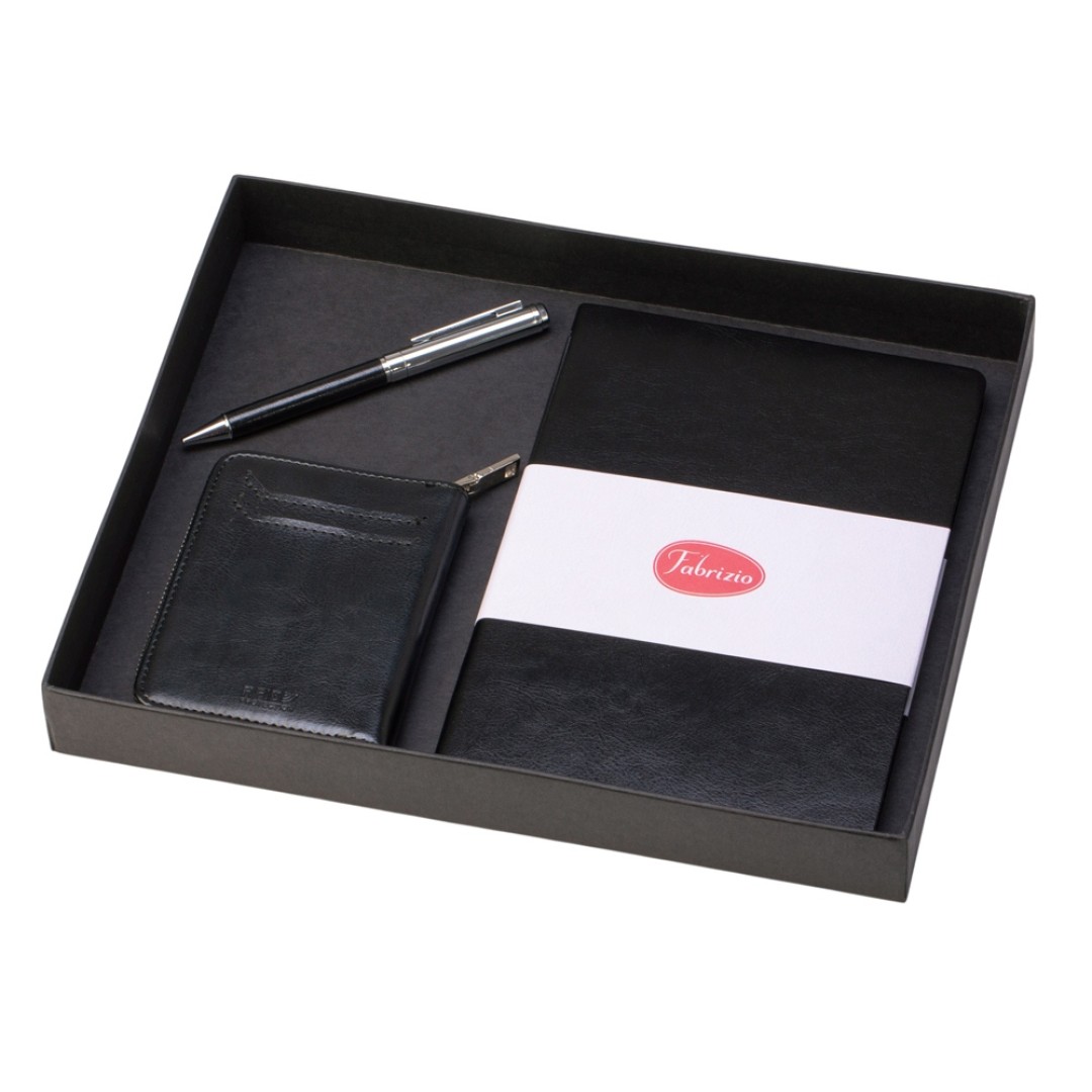 Подарочный набор "Fabrizio Large", черный