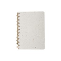 Живой блокнот А5 с бумажным карандашом и семенами цветов микс, белый