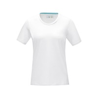 Женская футболка Azurite с коротким рукавом, изготовленная из натуральных материалов, белый